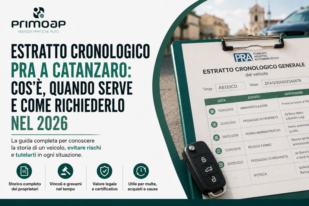 Estratto cronologico PRA a Catanzaro: cos'è, quando serve e come richiederlo nel 2026 chatgpt image 17 giu 2026, 16 34 49